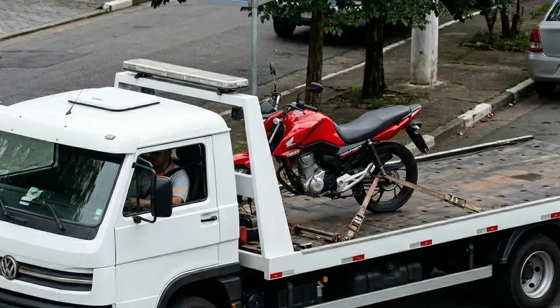 Reboque de moto em Blumenau – guincho especializado para motocicletas